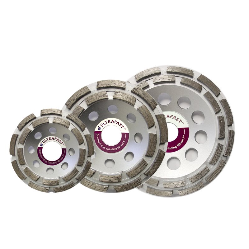 ULTRAFAST DOUBLE ROW GRINDING CUP WHEELS